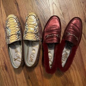 2 Pairs of Sam Edelman Lorraine Loafers